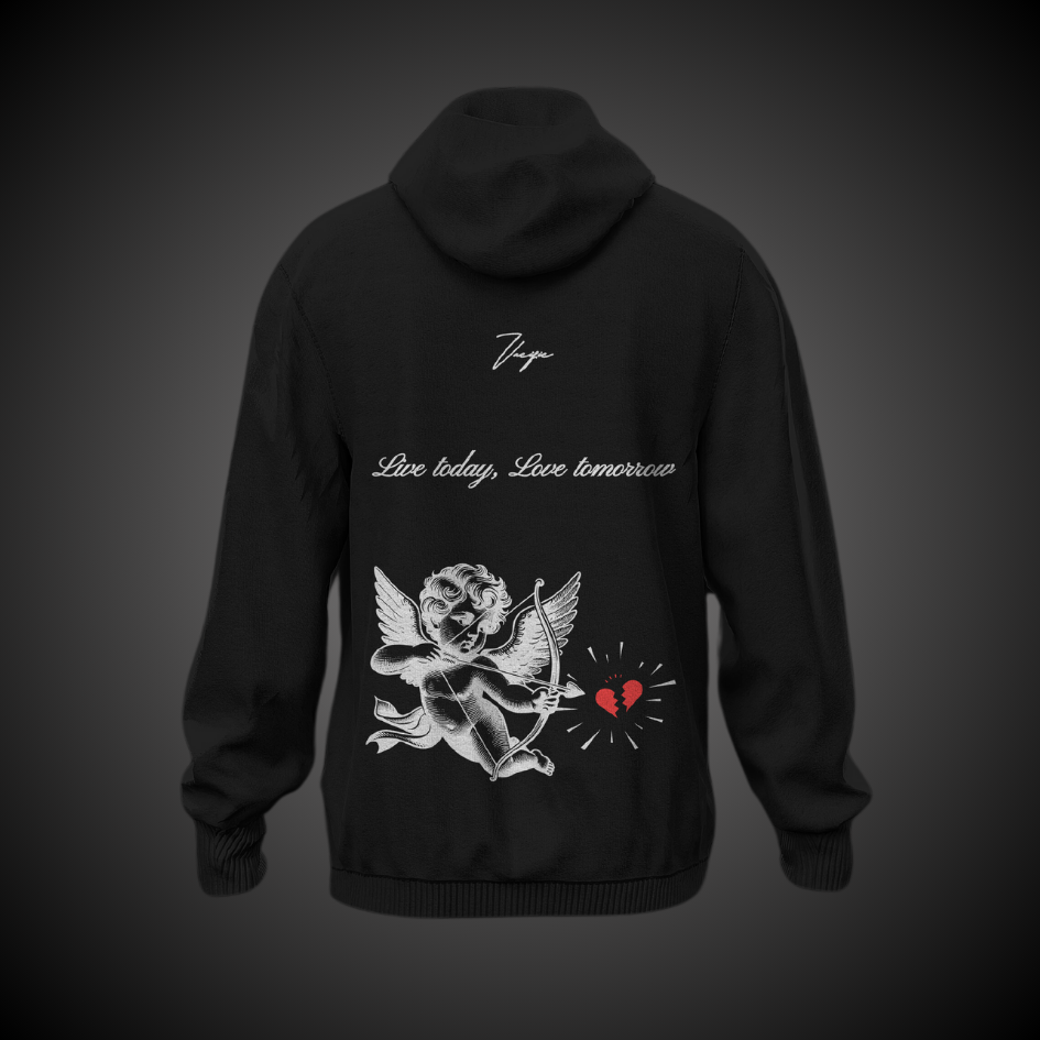 Live today, Love tomorrow - Black Hoodie