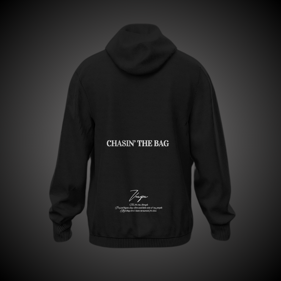 Chasin the bag - Black Hoodie
