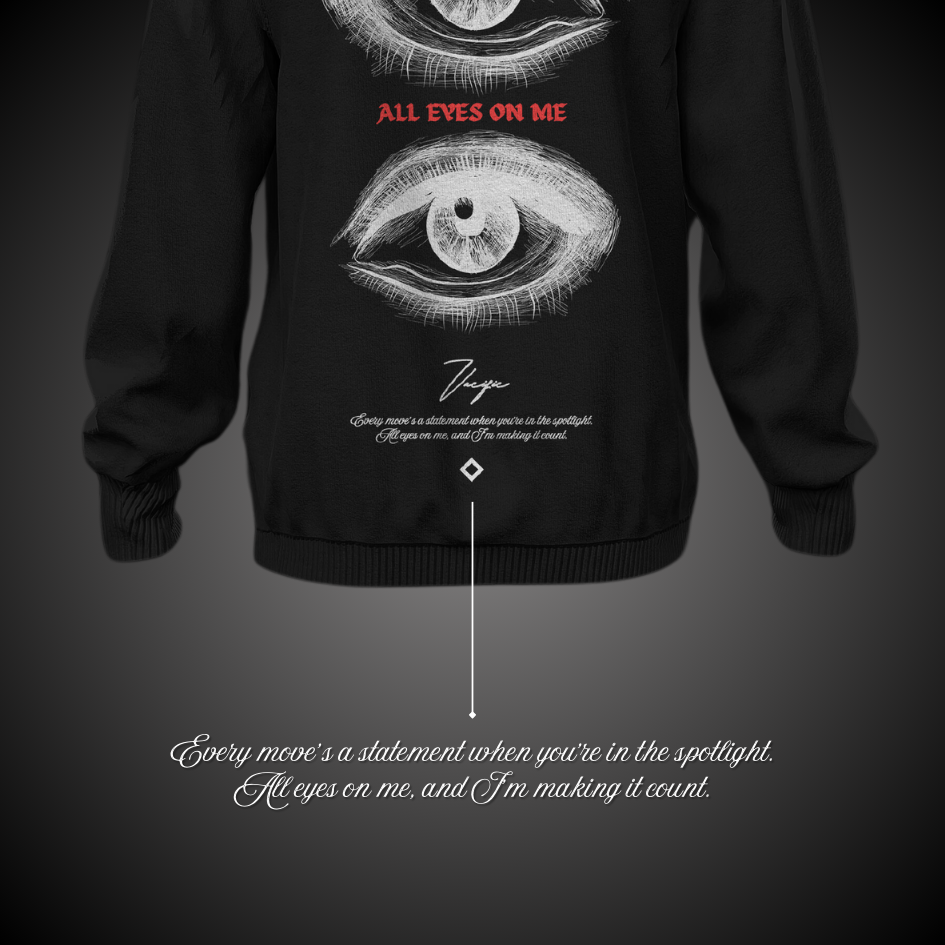 All eyes on me - Black Hoodie