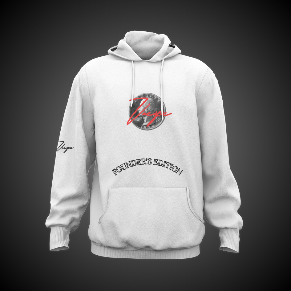Chasin the bag - White Hoodie