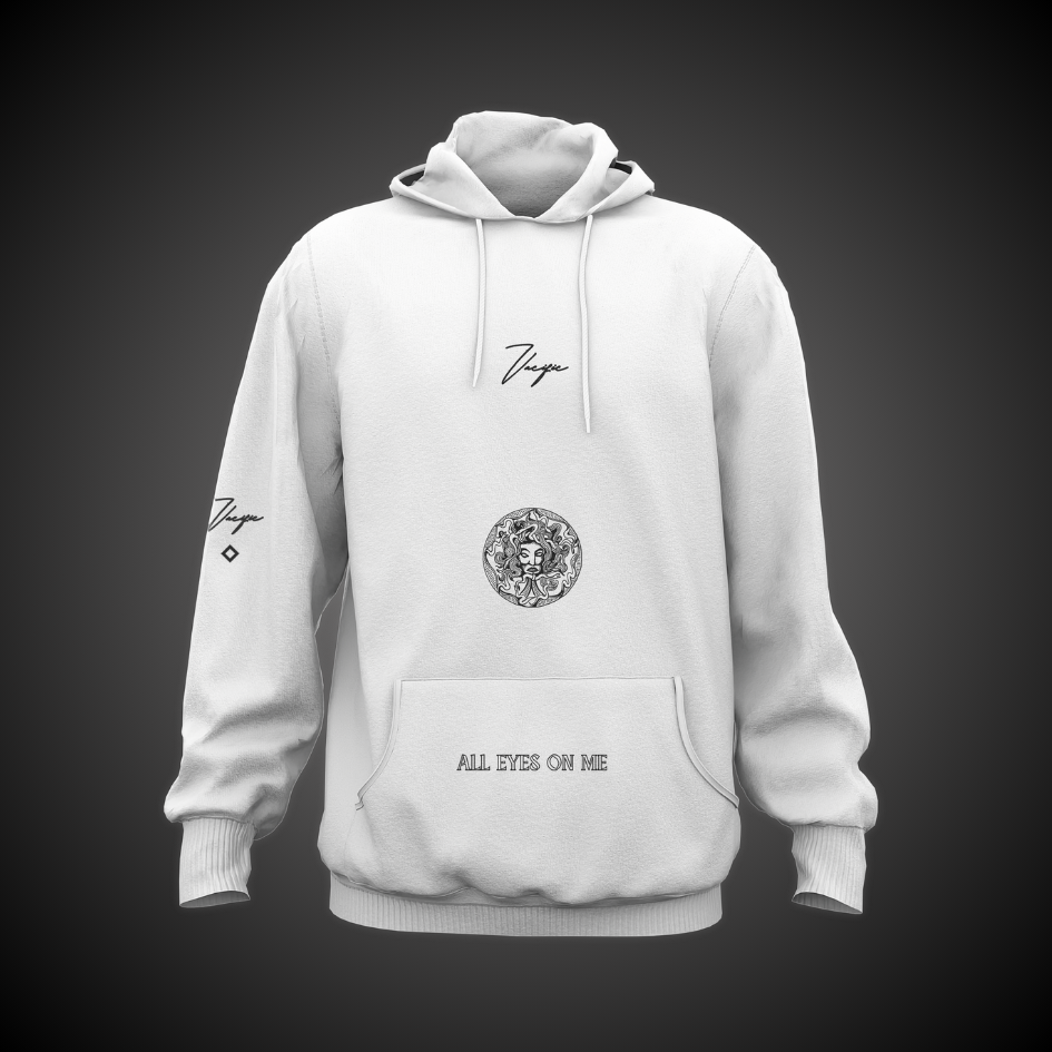 All eyes on me - White Hoodie