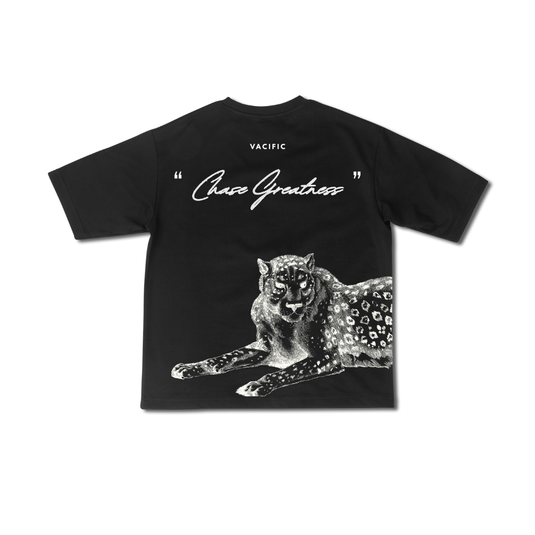Limited Edition: Chase - Black Oversized T-shirt