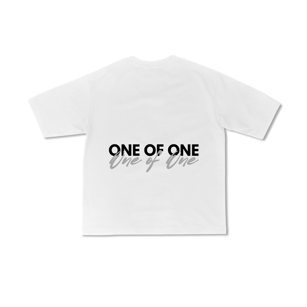 Vacific Basics B&G - White Oversized T-shirt
