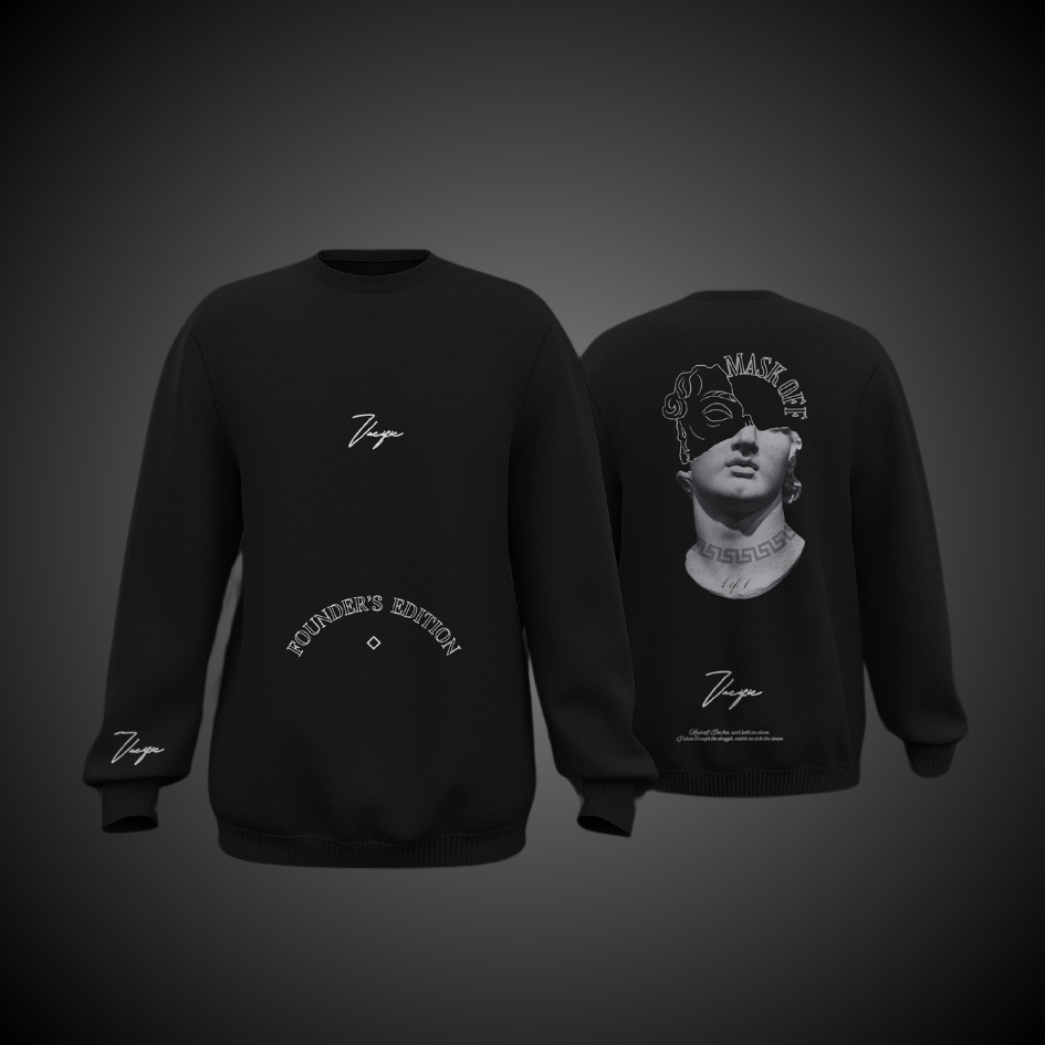 Mask off - Black Sweatshirt