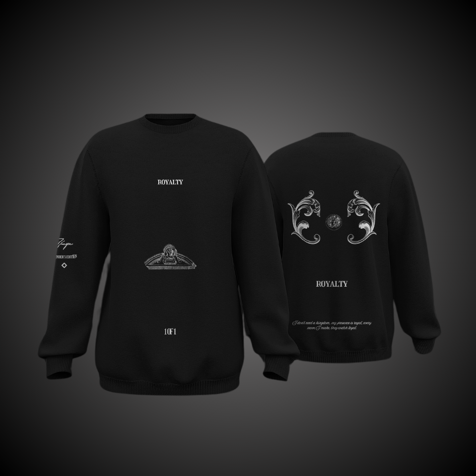 Royalty - Black Sweatshirt