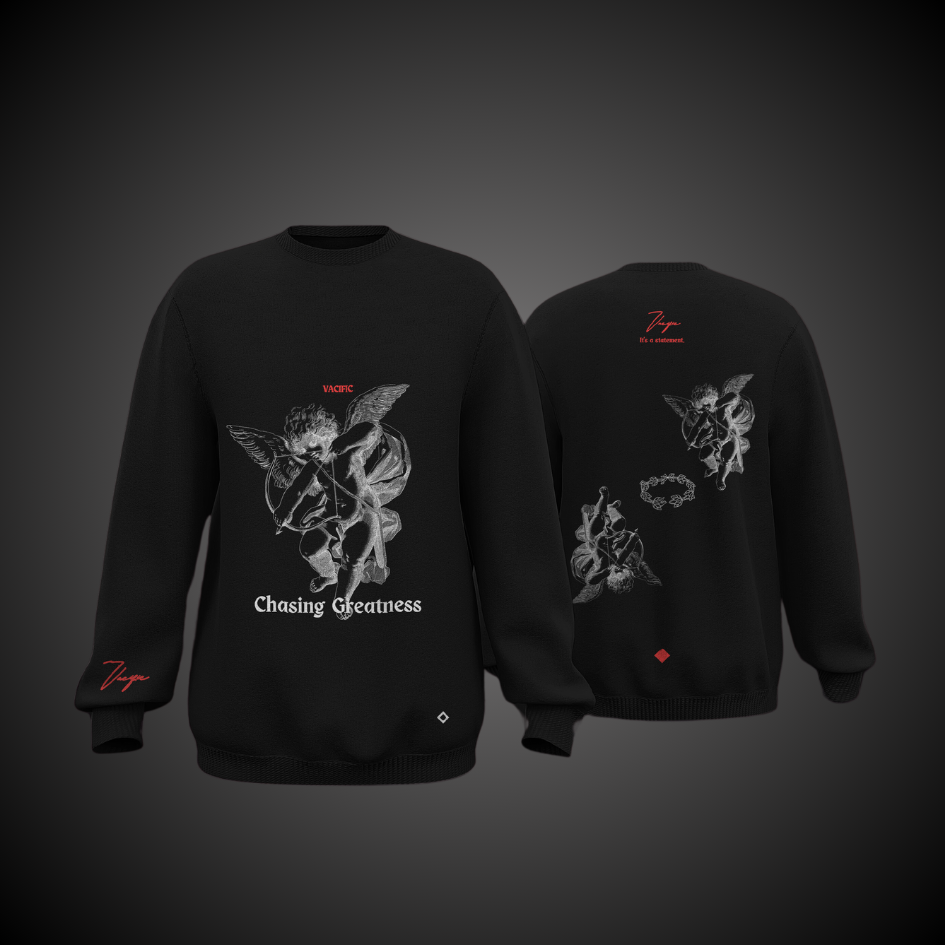 Chasing greatness - Black Sweatshirt