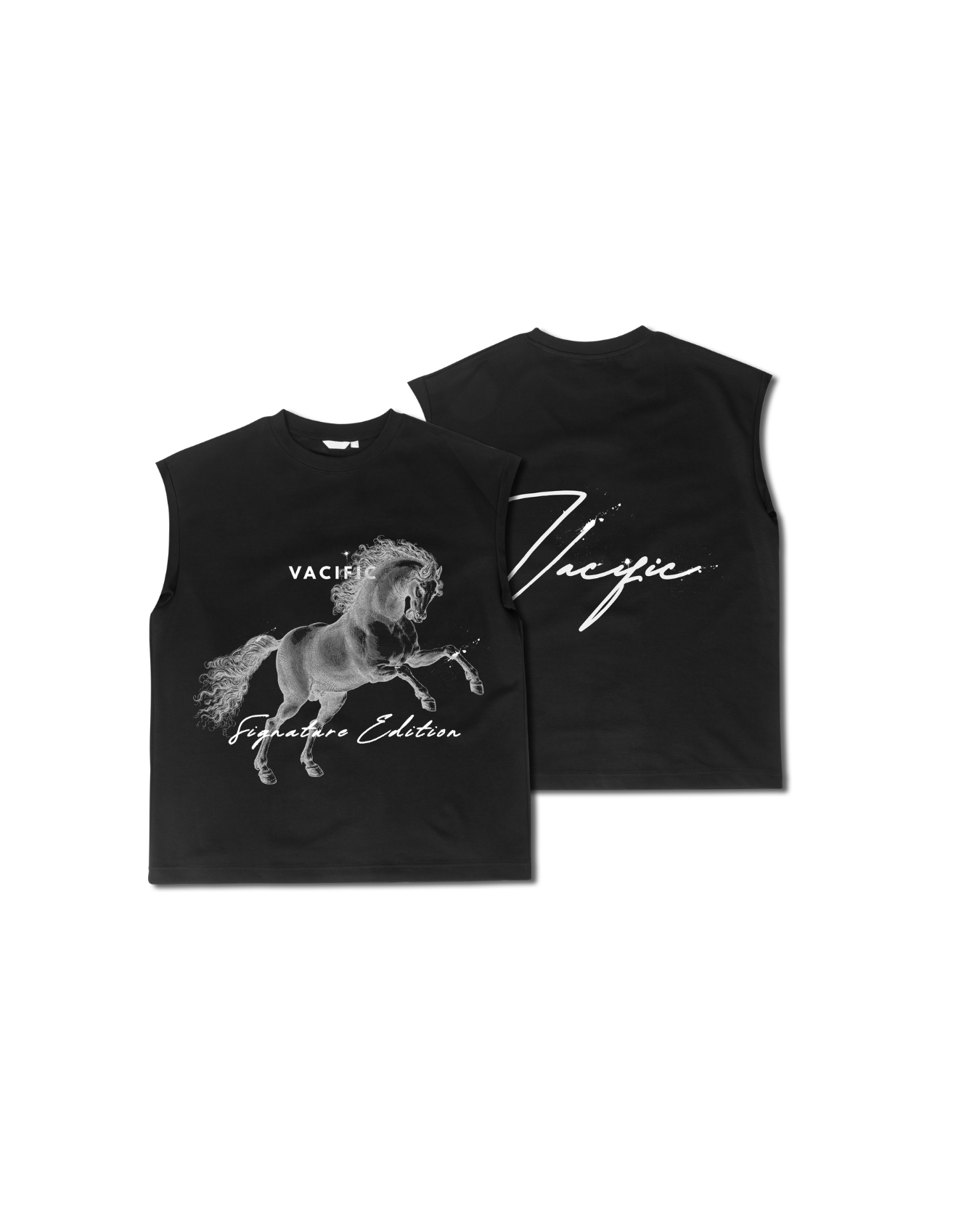 No Hurdles - Black Oversized Sleeveless