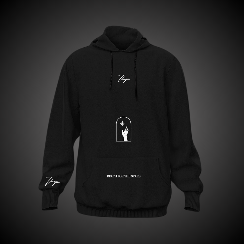 Reach for the Stars - Black Hoodie