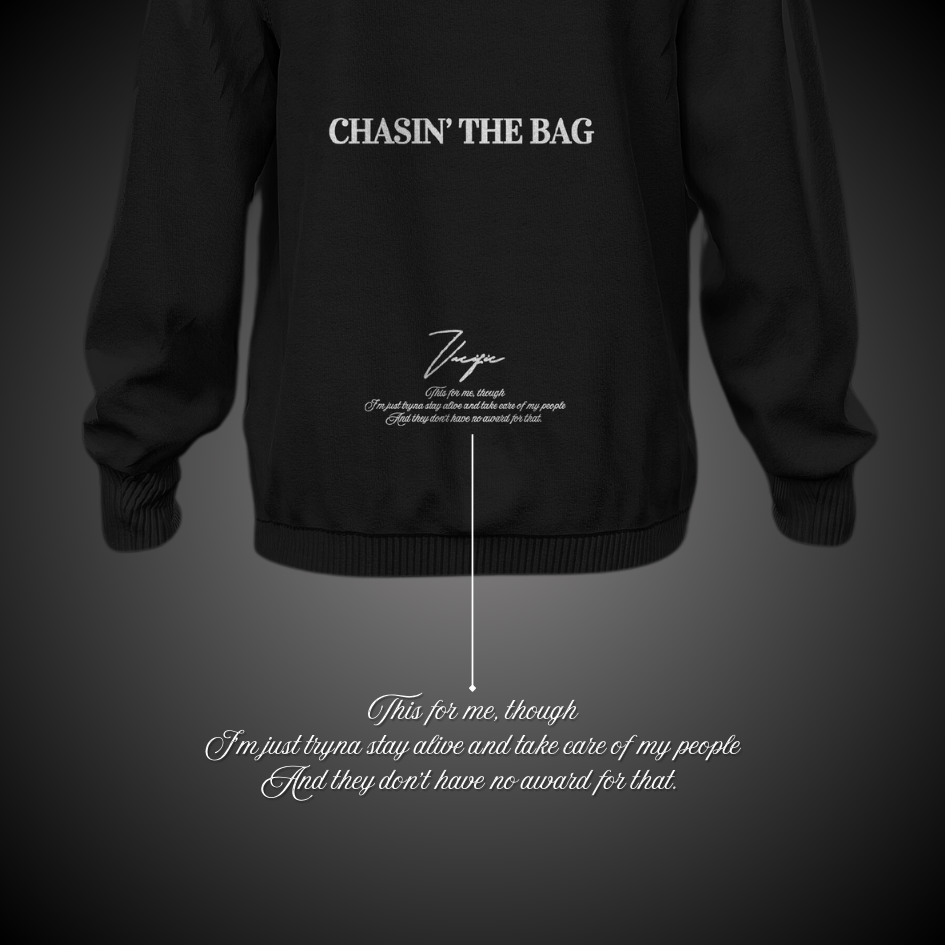 Chasin the bag - Black Hoodie