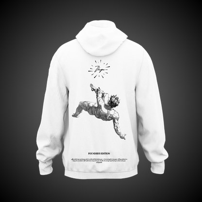 Reach for the Stars - White Hoodie