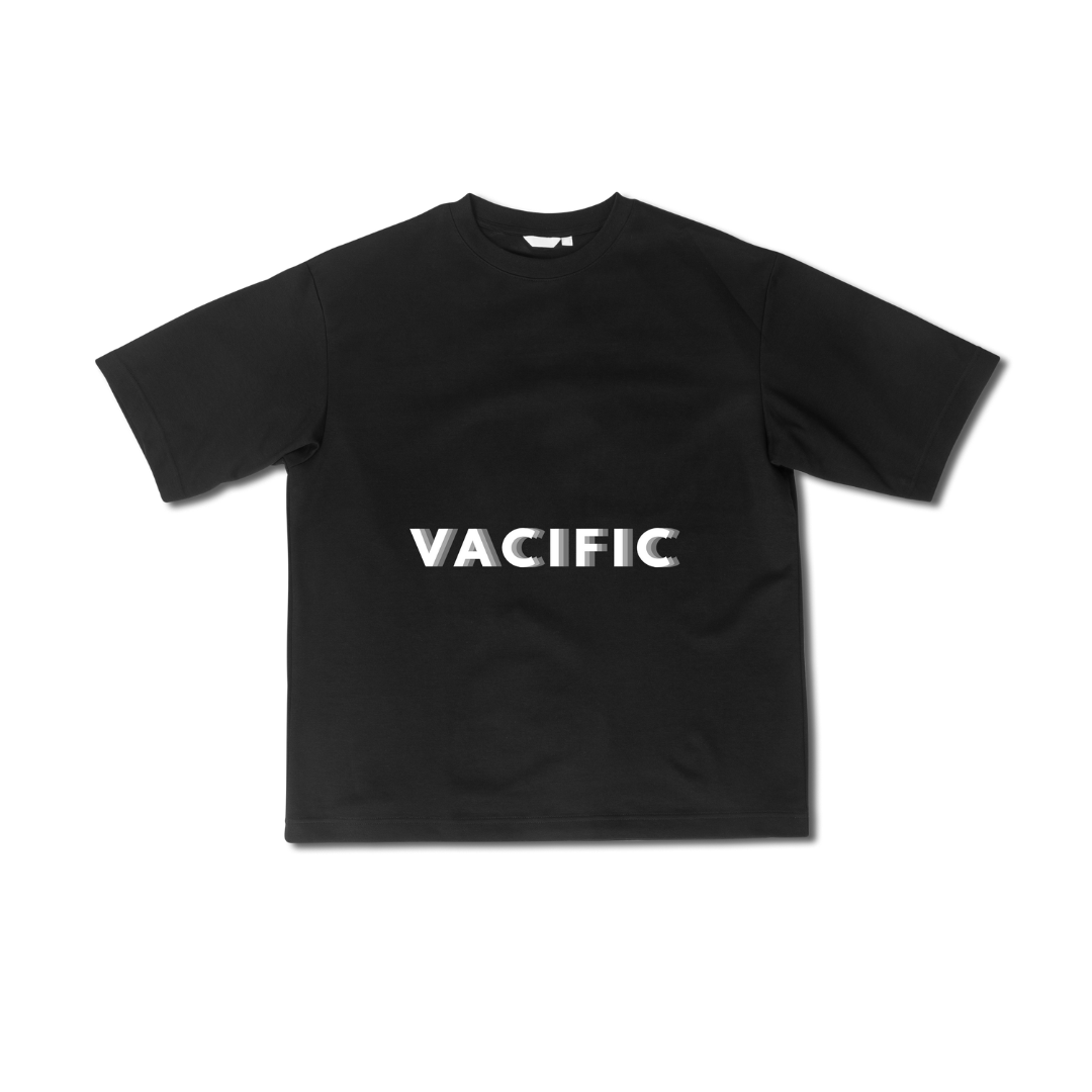 Vacific Basics R&W - Black Oversized T-shirt