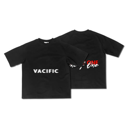 Vacific Basics R&W - Black Oversized T-shirt