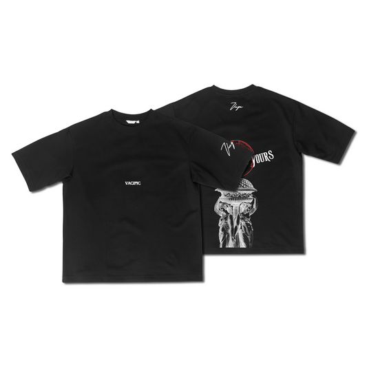 The World is Yours- Black Oversized T-shirt