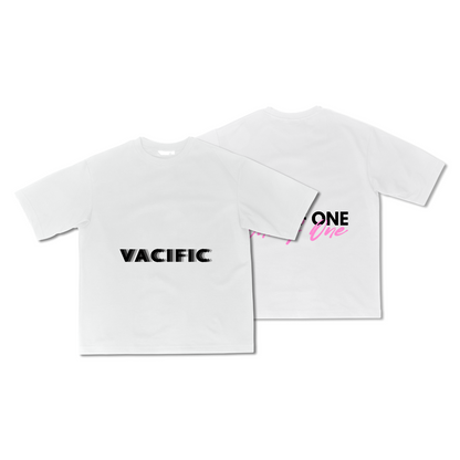 Vacific Basics B&P - White Oversized T-shirt