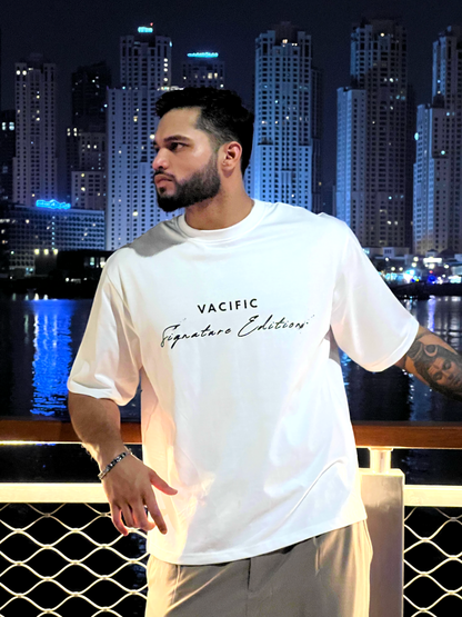 Limited Edition: Written in the Stars - White Oversized T-shirt