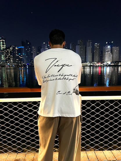 Limited Edition: Written in the Stars - White Oversized T-shirt