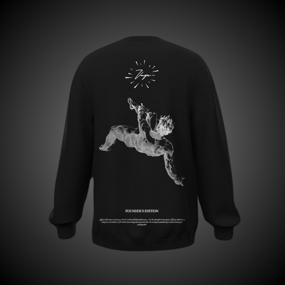 Reach for the Stars - Black Sweatshirt