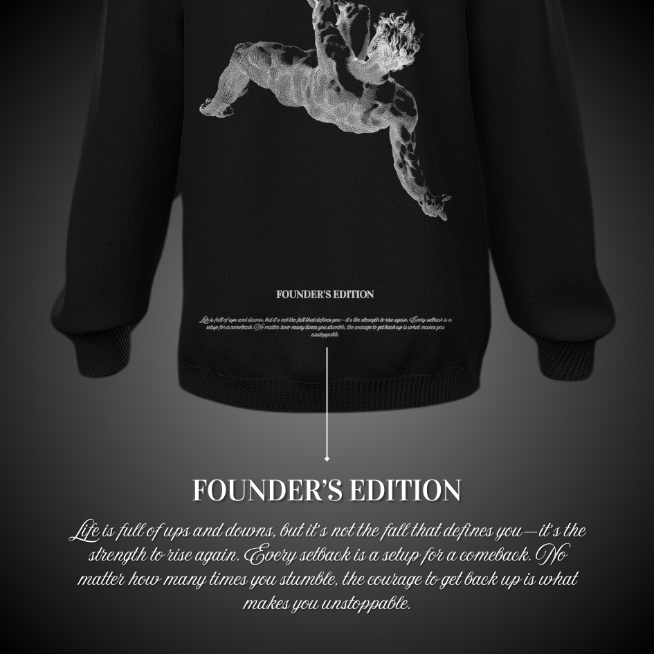 Reach for the Stars - Black Sweatshirt