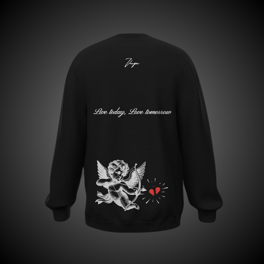 Live today, love tomorrow - Black Sweatshirt