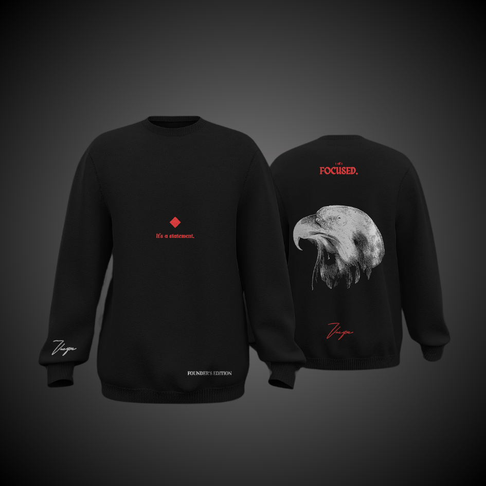Focused - Black Sweatshirt