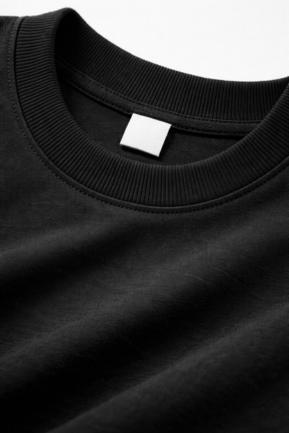 No Hurdles - Black Oversized Sleeveless