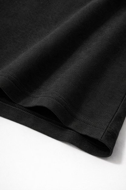No Hurdles - Black Oversized Sleeveless