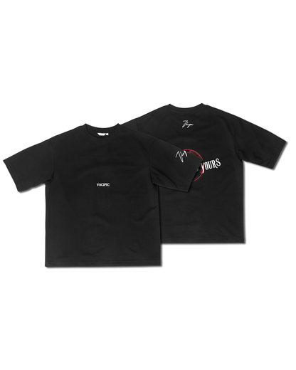The World is Yours- Black Oversized T-shirt