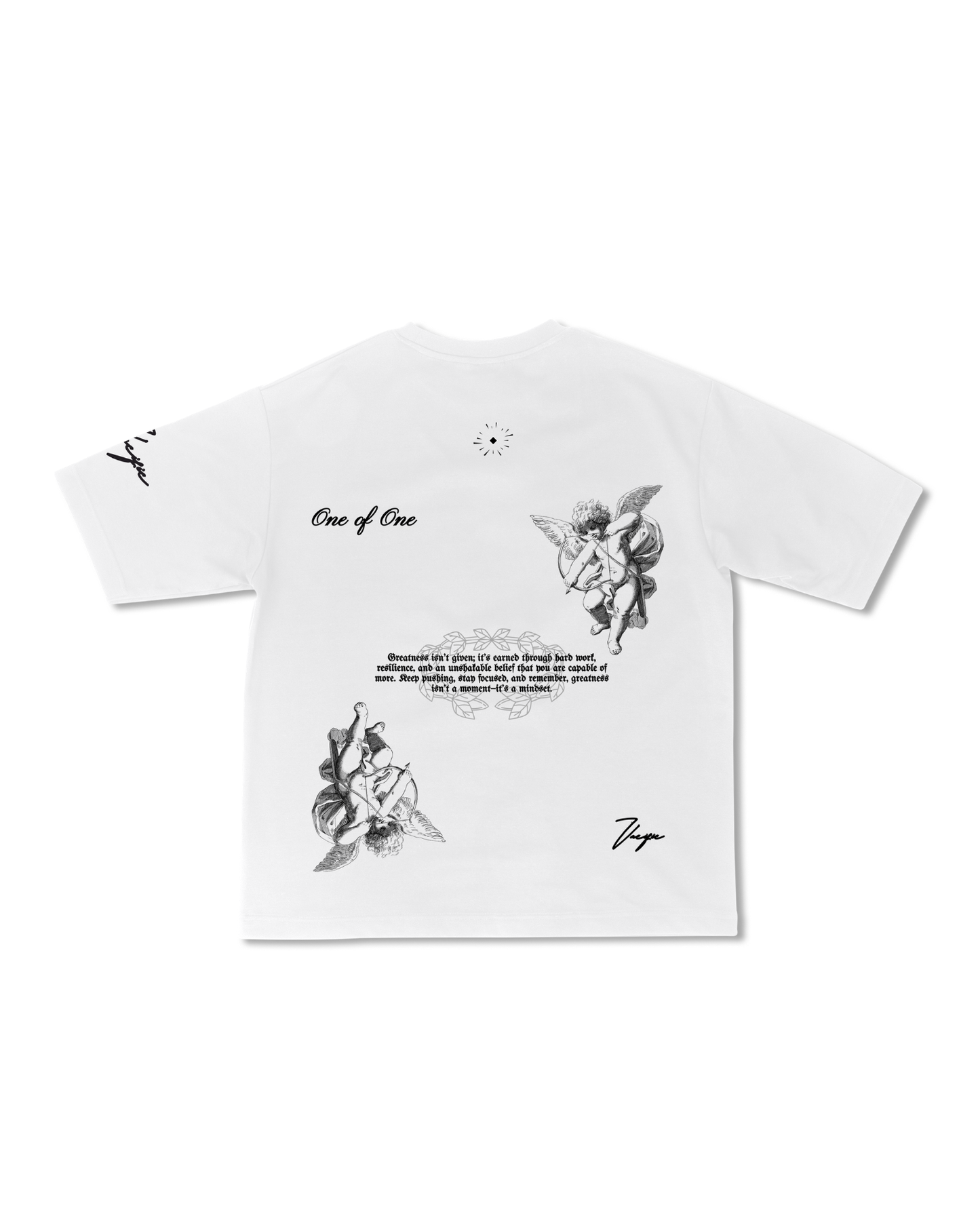 Chasing Greatness - White Oversized T-shirt