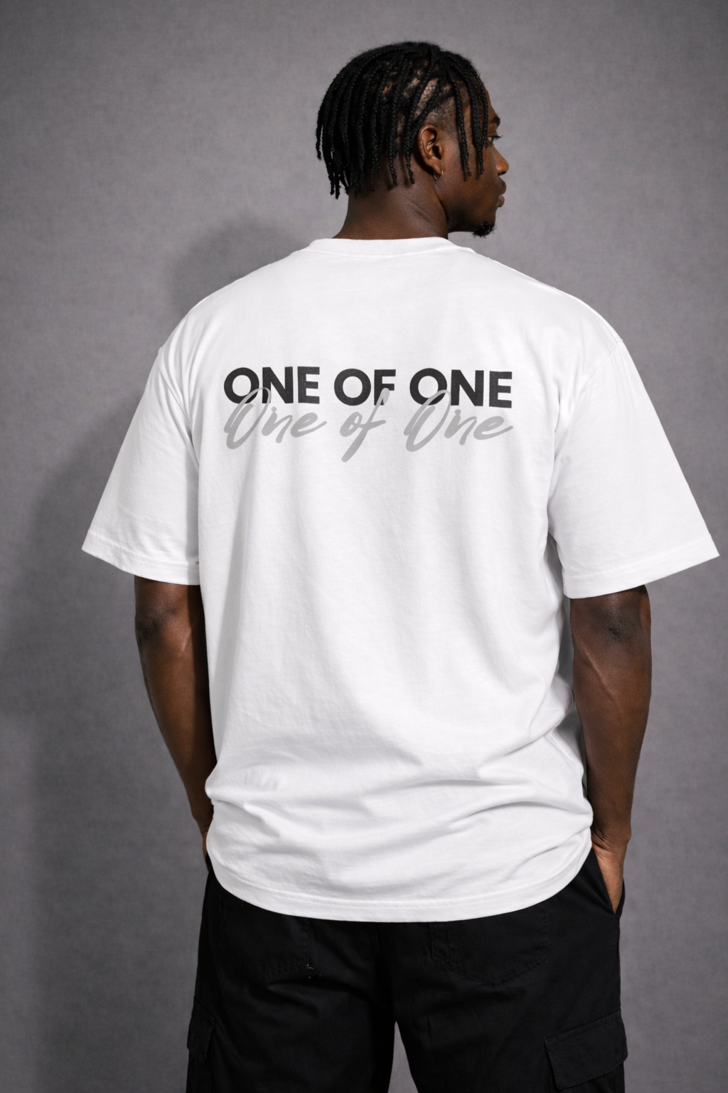 Vacific Basics B&G - White Oversized T-shirt