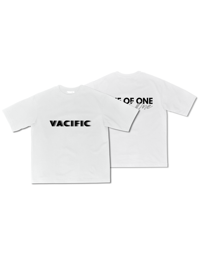 Vacific Basics B&G - White Oversized T-shirt