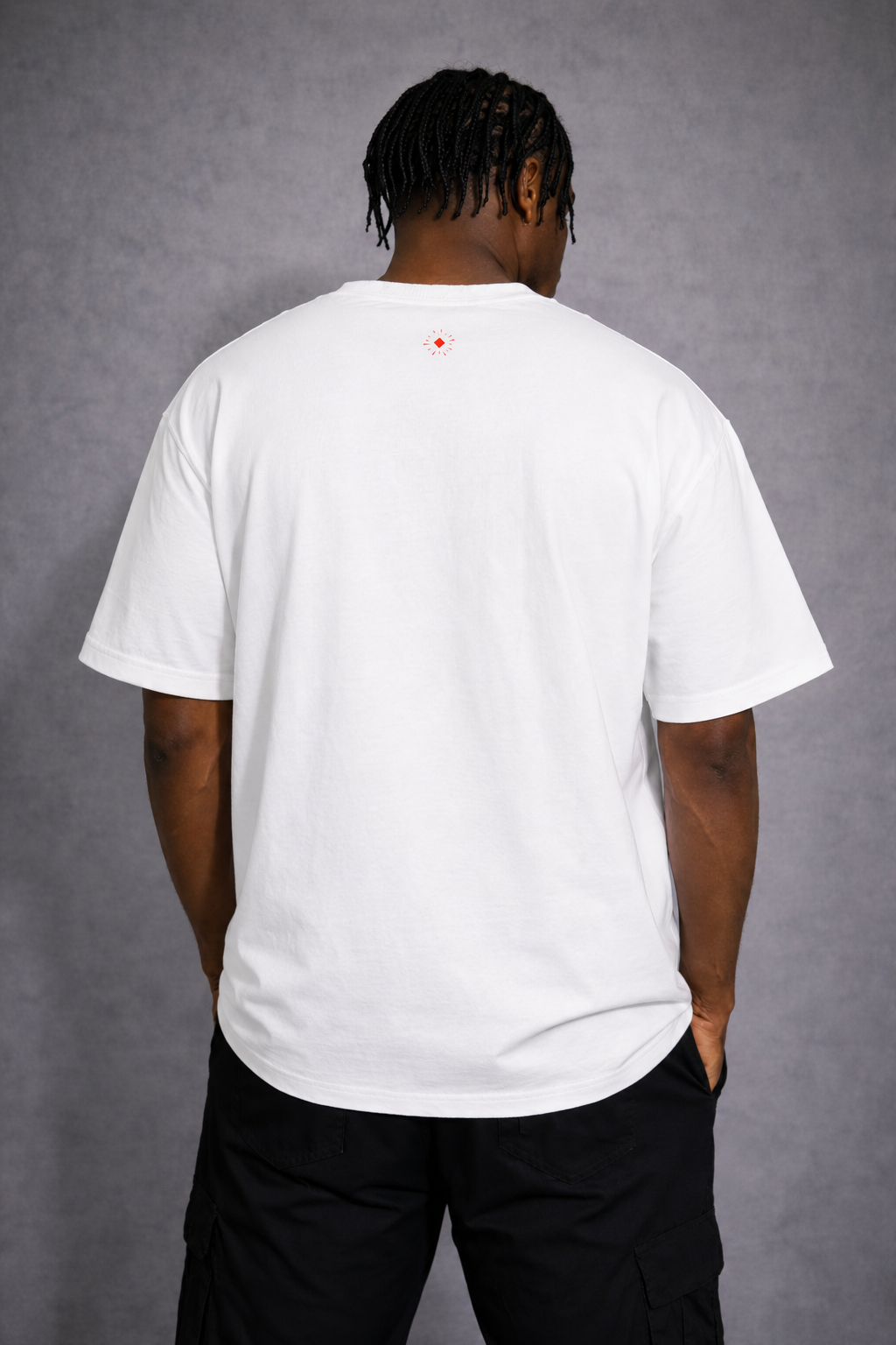 Vacific Classic: Minimalism Rules - White Oversized T-shirt