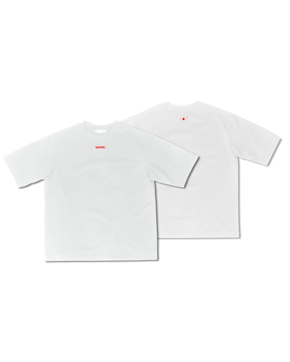 Vacific Classic: Minimalism Rules - White Oversized T-shirt