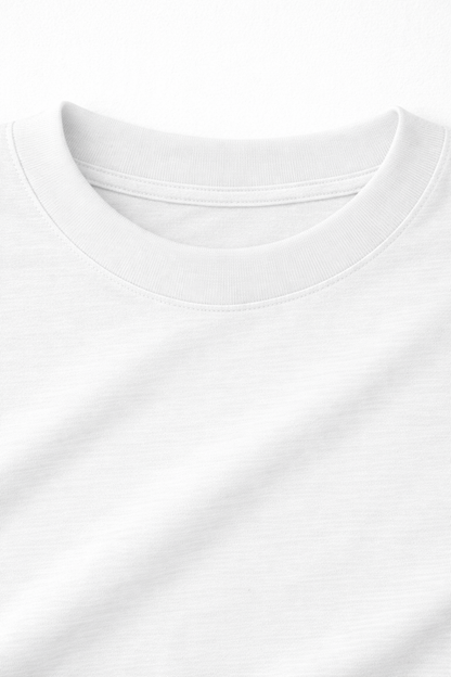 Vacific Basics B&G - White Oversized T-shirt