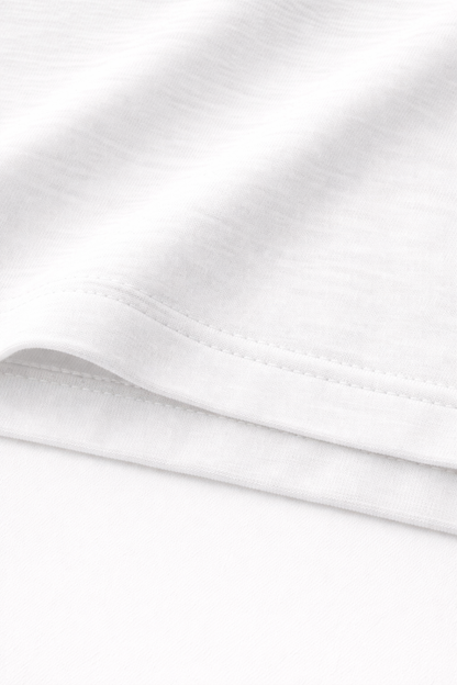 Vacific Classic: Minimalism Rules - White Oversized T-shirt