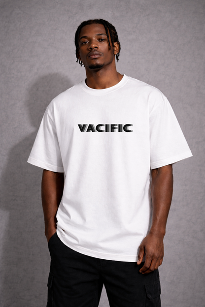 Vacific Basics B&P - White Oversized T-shirt
